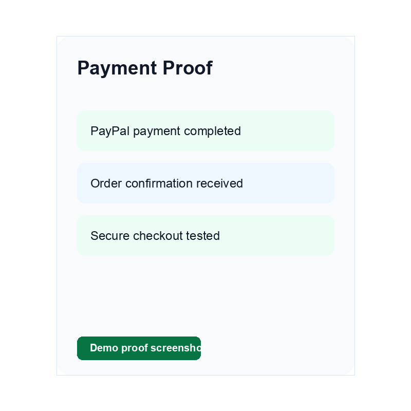 DEMO - Crow Trove Proof Library Kit