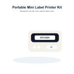Portable Mini Label Printer Kit