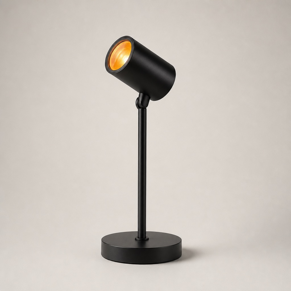 Sunset projection lamp on adjustable stand